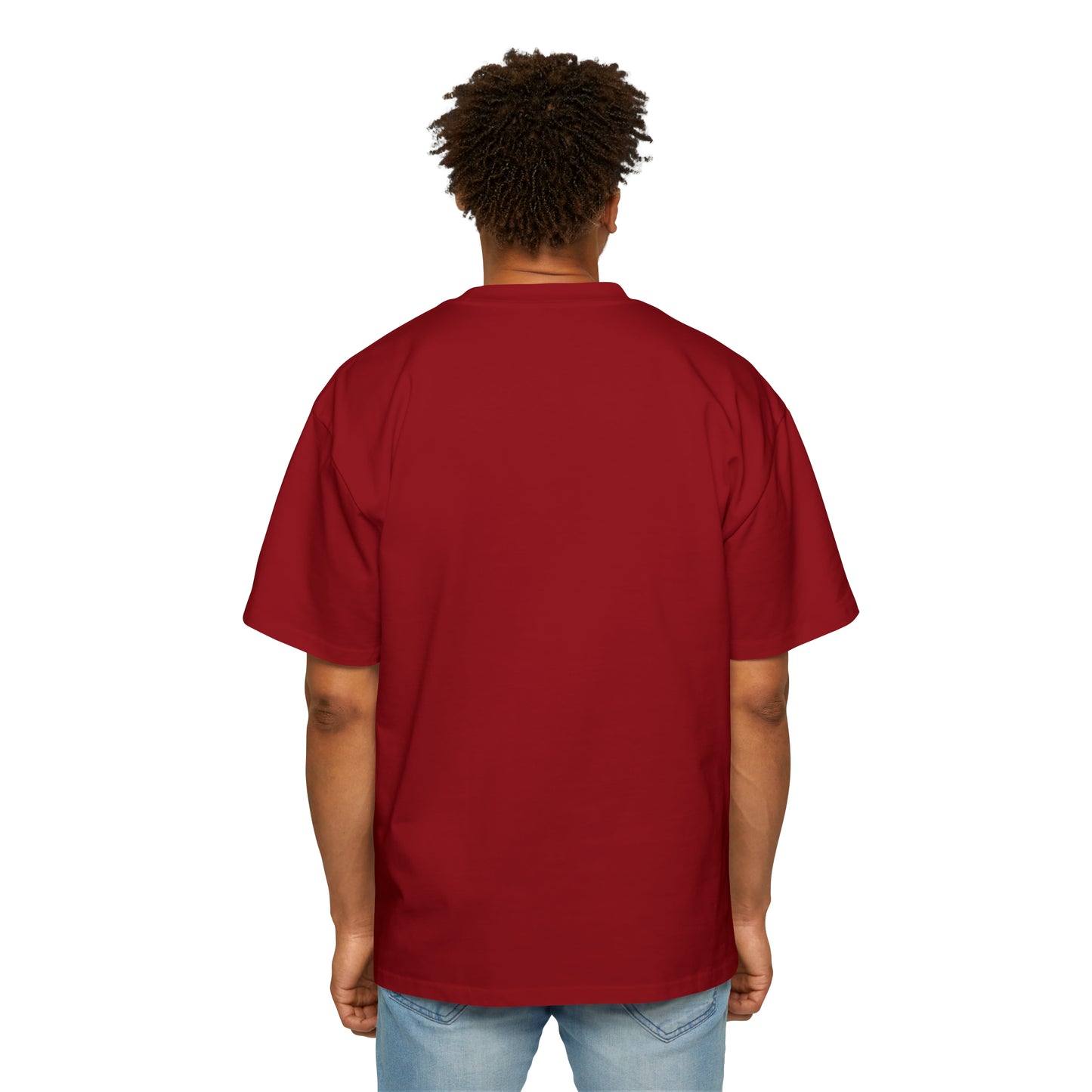 The Siegge Red Heavy Oversized T-Shirt