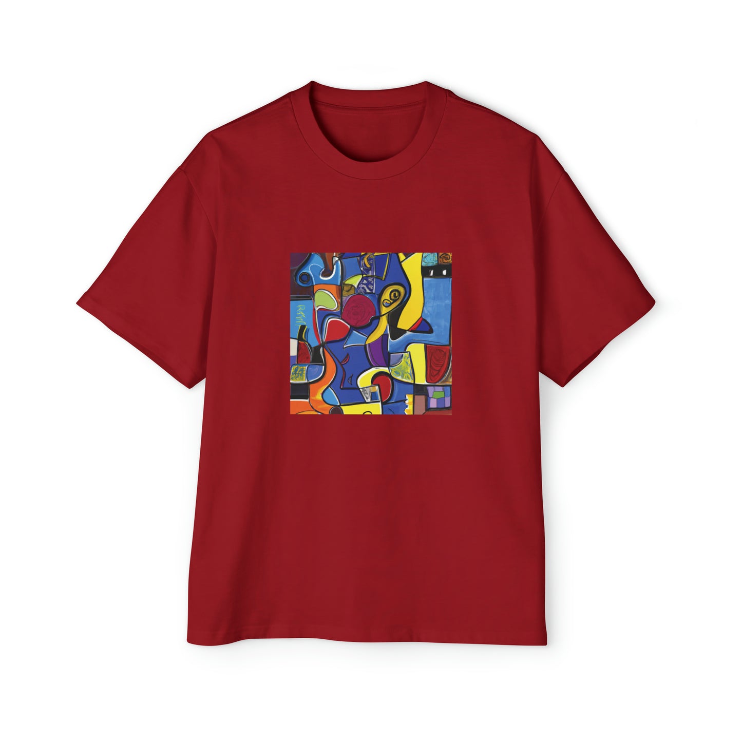 The Siegge Red Heavy Oversized T-Shirt