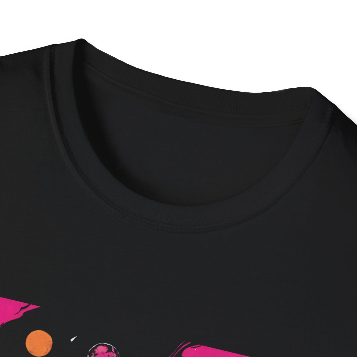 Pink Astro II Black T-Shirt