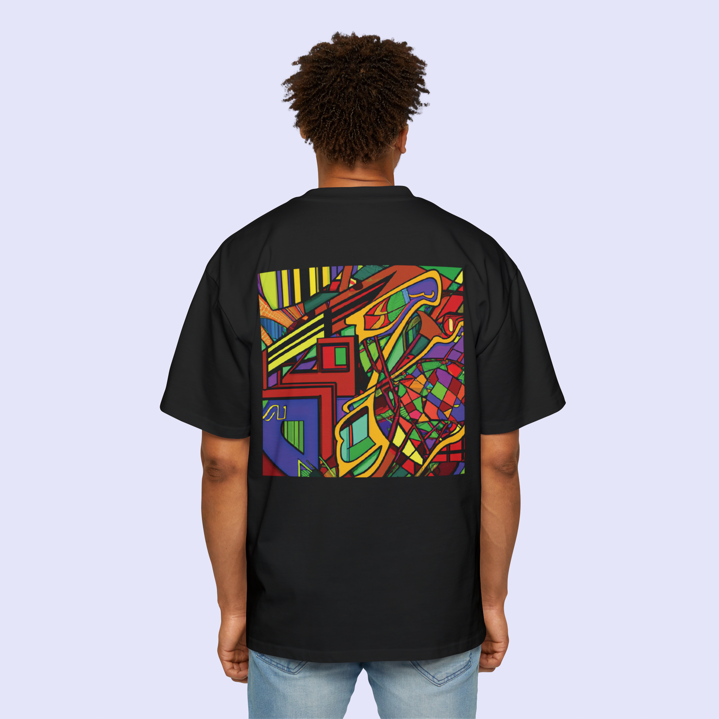Reverie Pop Art Black T-shirt
