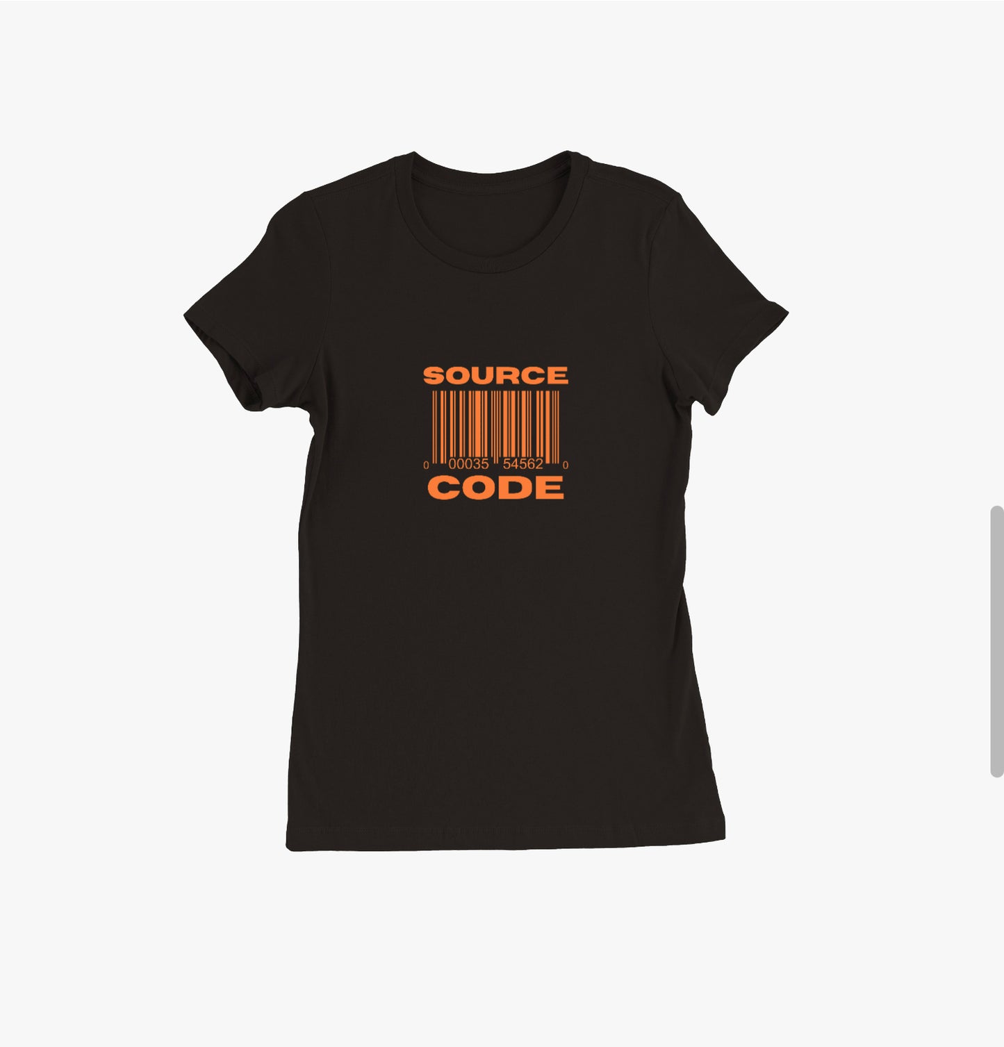 Source Code Graphic Black T-Shirt