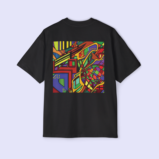 Reverie Pop Art Black T-shirt